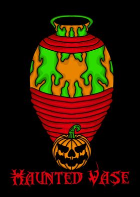 pumpkin halloween vase