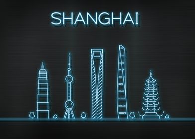 Shanghai City Skyline