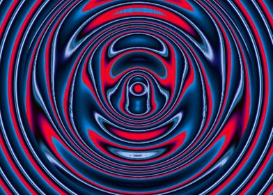 abstract red and blue