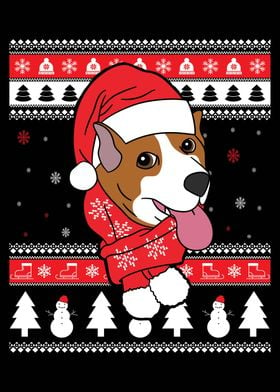 Amstaff Dog Ugly Christmas