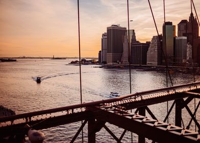 East River at sunset