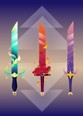 Aesthetic Realm swords