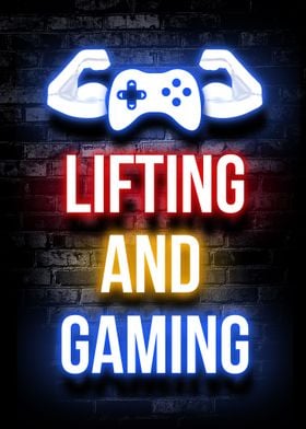 Lifting fitness gym gamer