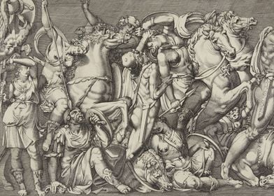 Amazons Fighting Men