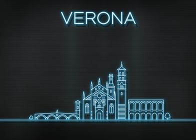 Verona City Skyline