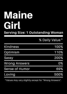 Maine Girl Nutrition Facts