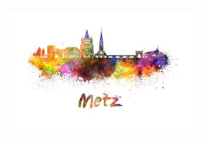 Metz skyline