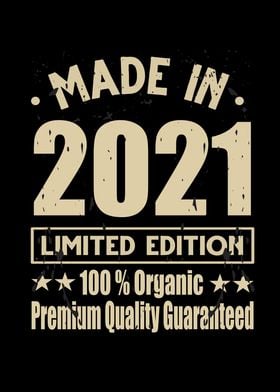 Made In 2021 Vintage Retro