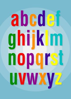 Lowercase Alphabet 