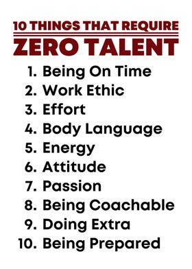 Require Zero Talent