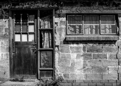 Old door and window