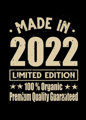 Made In 2022 Vintage Retro