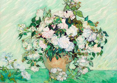 Roses 1890 by Van Gogh