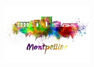 Montpellier skyline