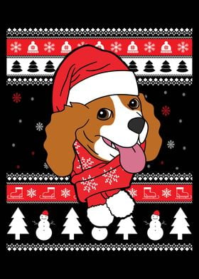 Cavalier Dog Christmas