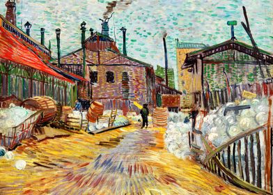 The Factory 1887 Van Gogh