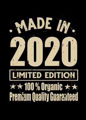 Made In 2020 Vintage Retro