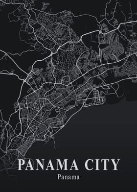 Panama City Map