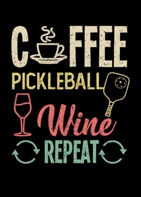 Coffee Pickleball Wine