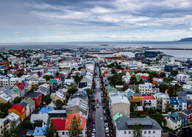 Iceland City Landscape