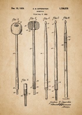 Drumstick Vintage Patent