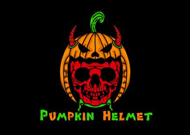 helmet pumpkin