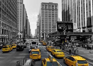 Colored Cabs New York City