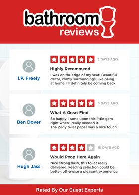 Funny Bathroom Reviews