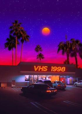 'VHS 1998' Poster by Yagedan | Displate