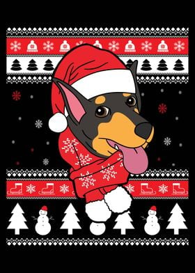 Doberman Ugly Christmas 