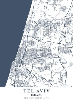 Tel Aviv Ash Plane Map