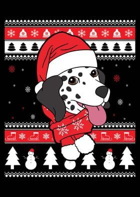 Dalmatian Ugly Christmas 