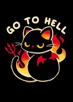 Go to hell cat