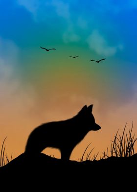 Fox Silhouette