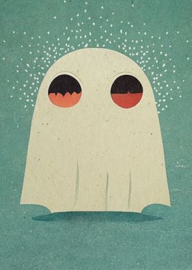 Cute ghost monster