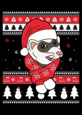 Ferret Ugly Christmas 