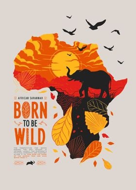 Born To Be Wild' Poster by Animal Planet | Displate