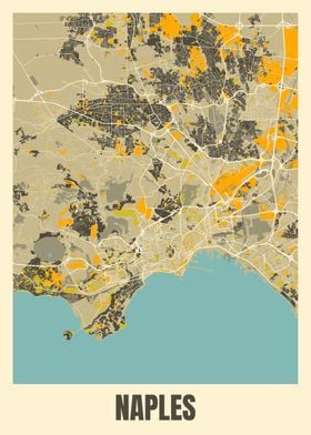 City map of Naples