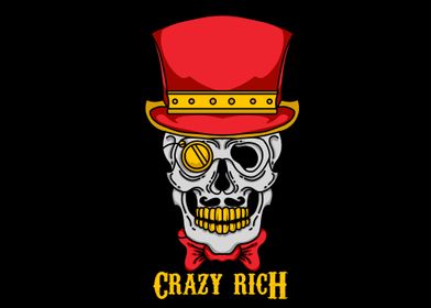 crazy rich skull