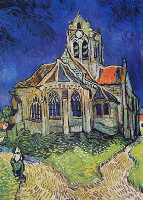 The Church at Auvers 1890