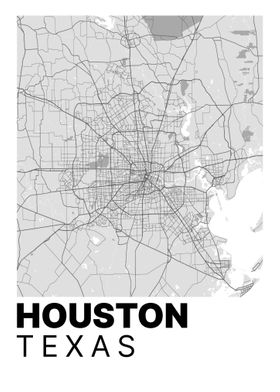 Houston City Map