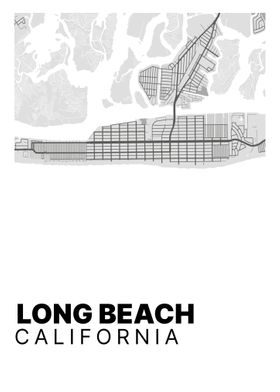 Long Beach City Map