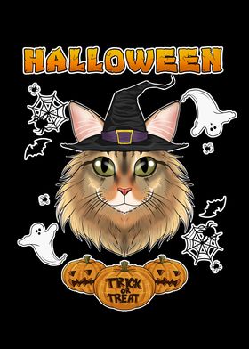 Siberian Cat Halloween