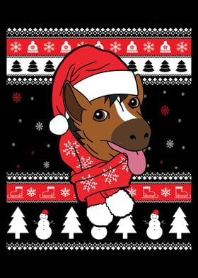 Horse Ugly Christmas 