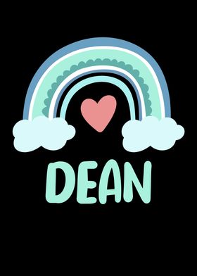 Dean Name Rainbow Baby