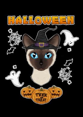 Siamese Cat Halloween