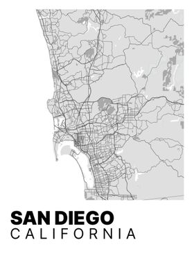 San Diego City Map