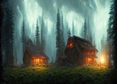 cabin in the woods