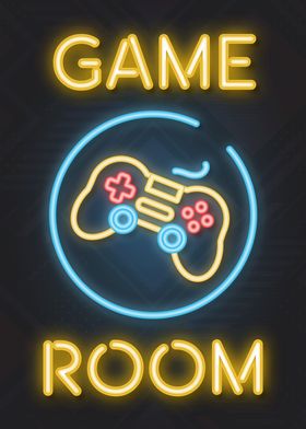 Video Game Room Neon Sign