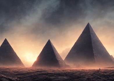 The three pyramids